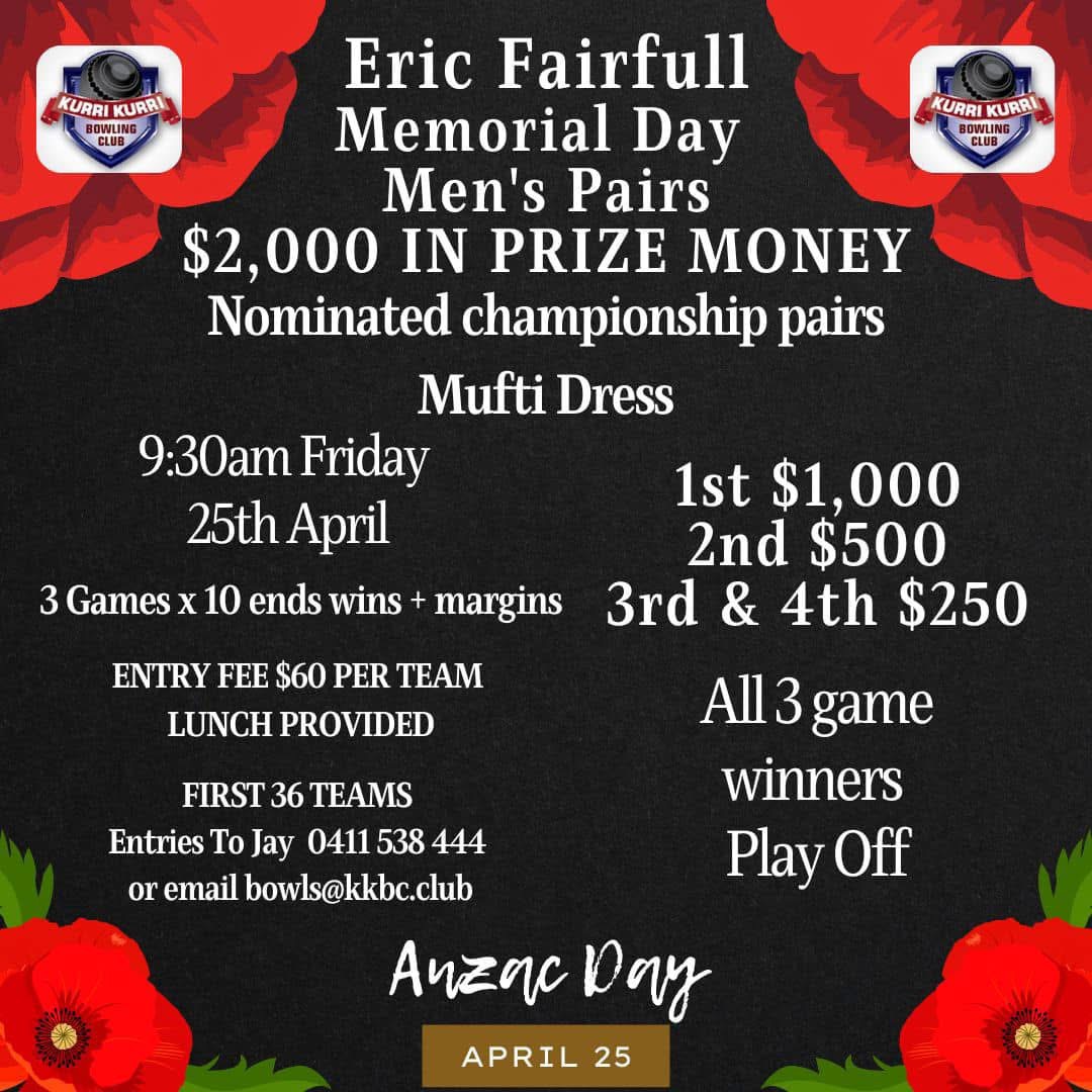 Eric Fairfull Memorial Day flyer