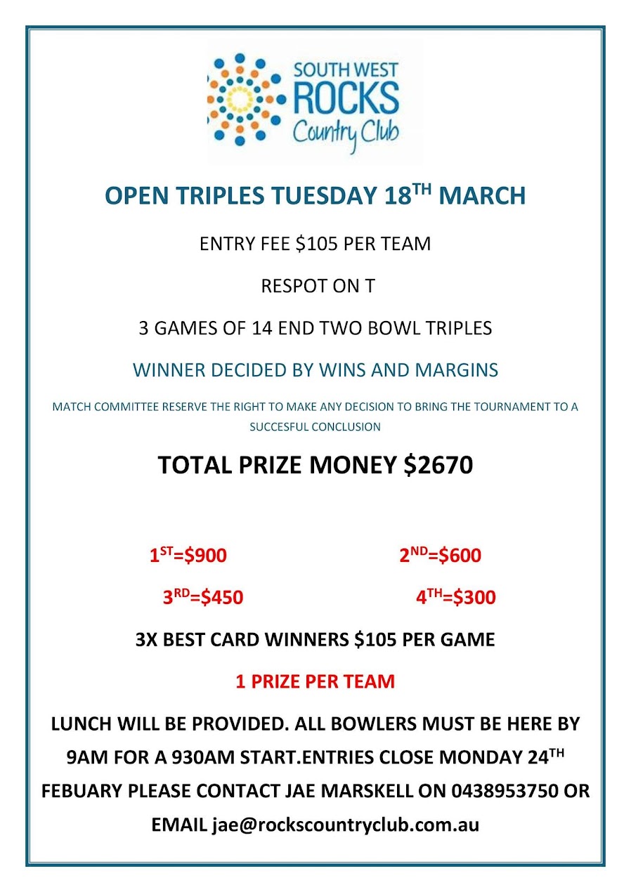 Open Triples Tuesday