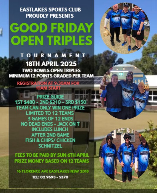 Good Friday Open Triples