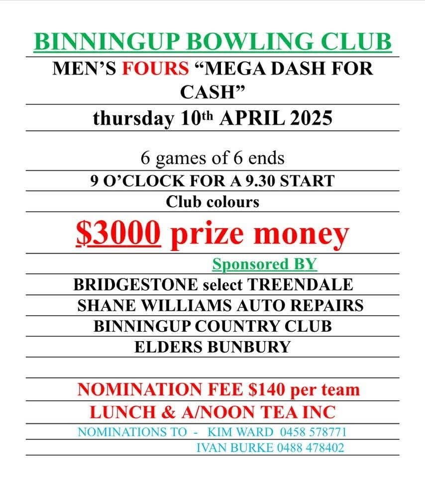 Mens Fours Mega Dash For Cash flyer