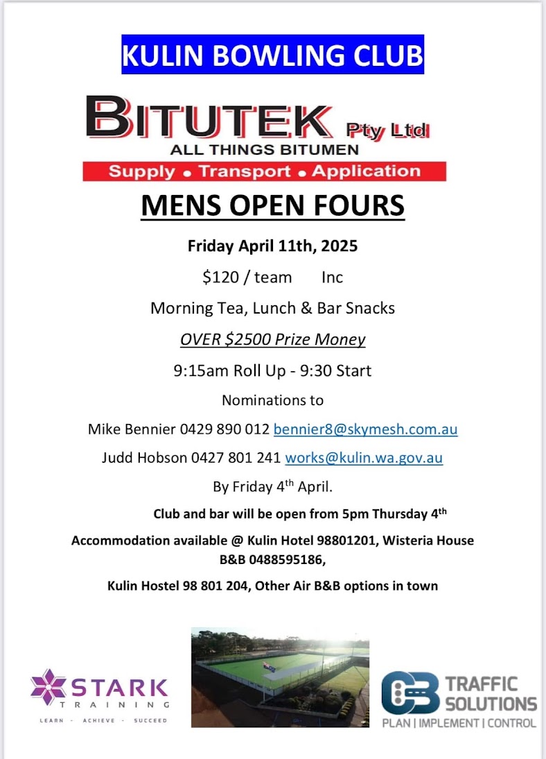 Kulin Mens Open Fours