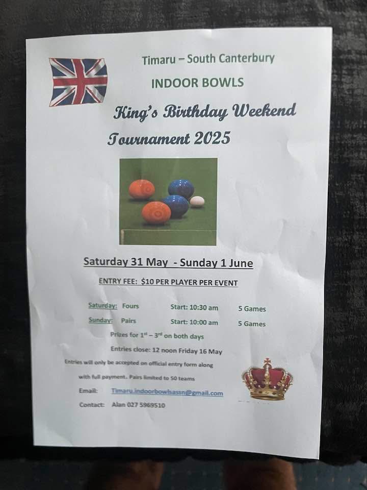 Kings Birthday Weekend Tournament 2025