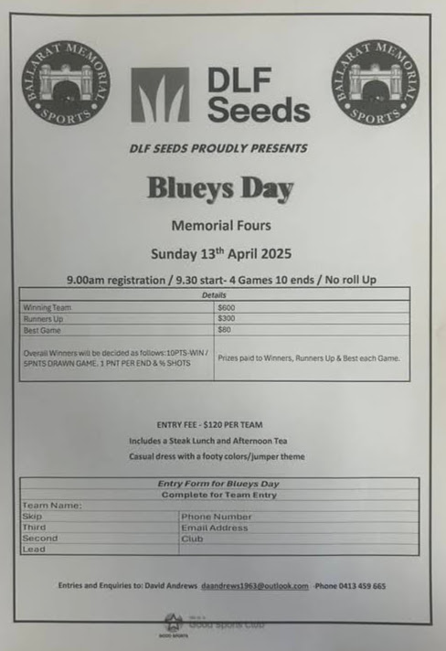Blueys Day flyer