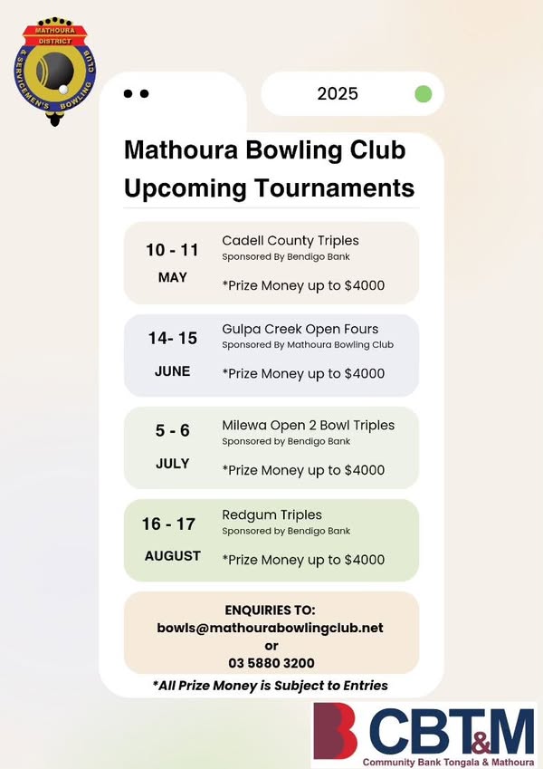 Milewa Open 2 Bowl Triples