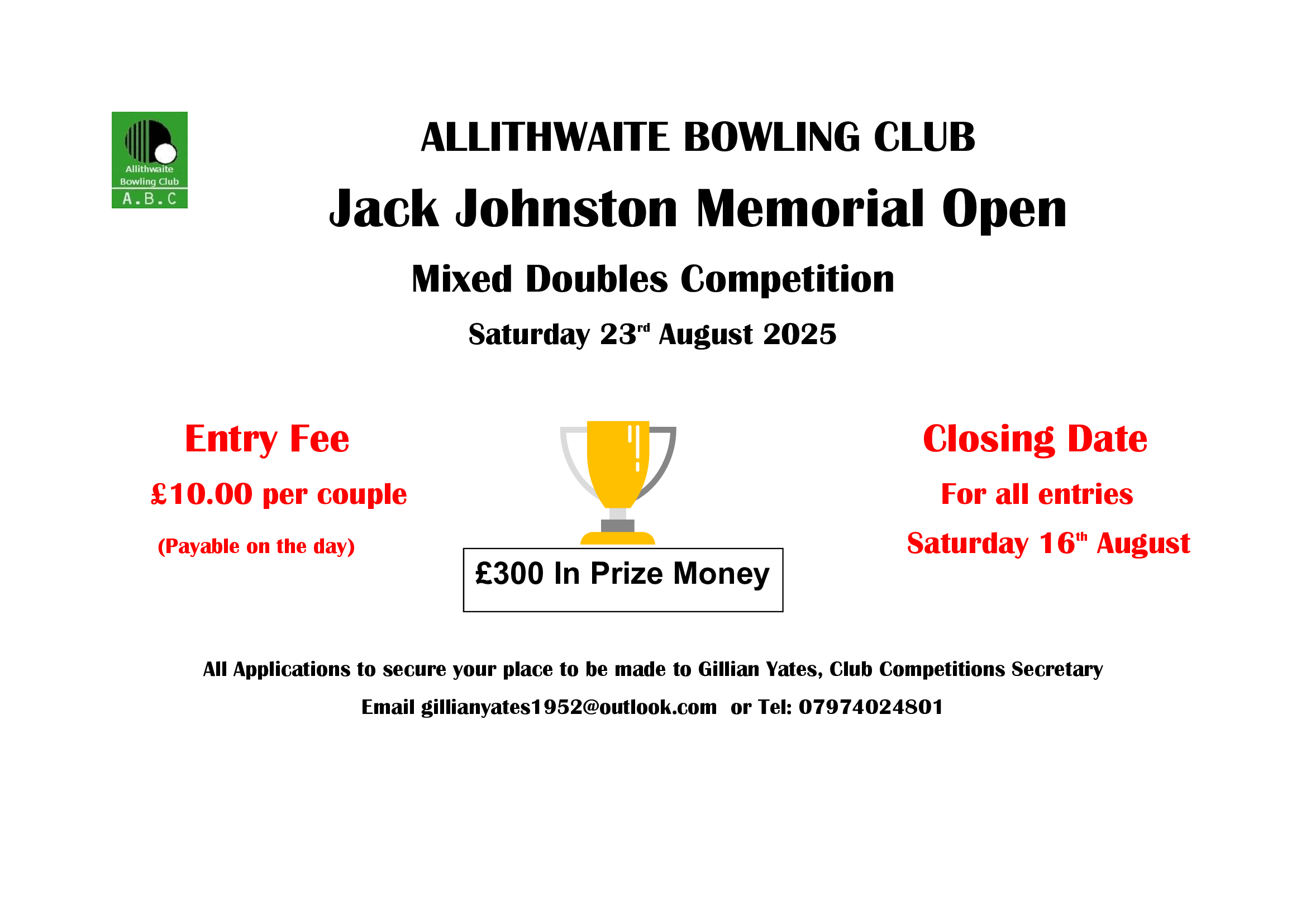 Jack Johnstone mixed doubles Open flyer