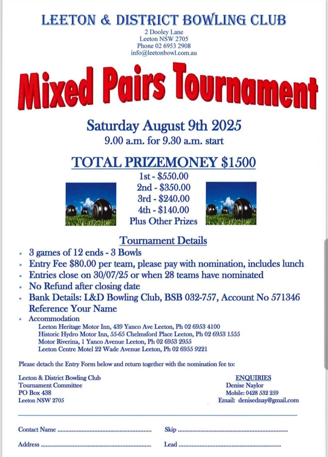 Mixed Pairs