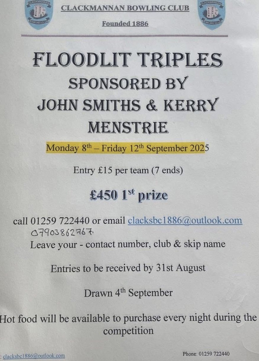 Floodlit Triples flyer