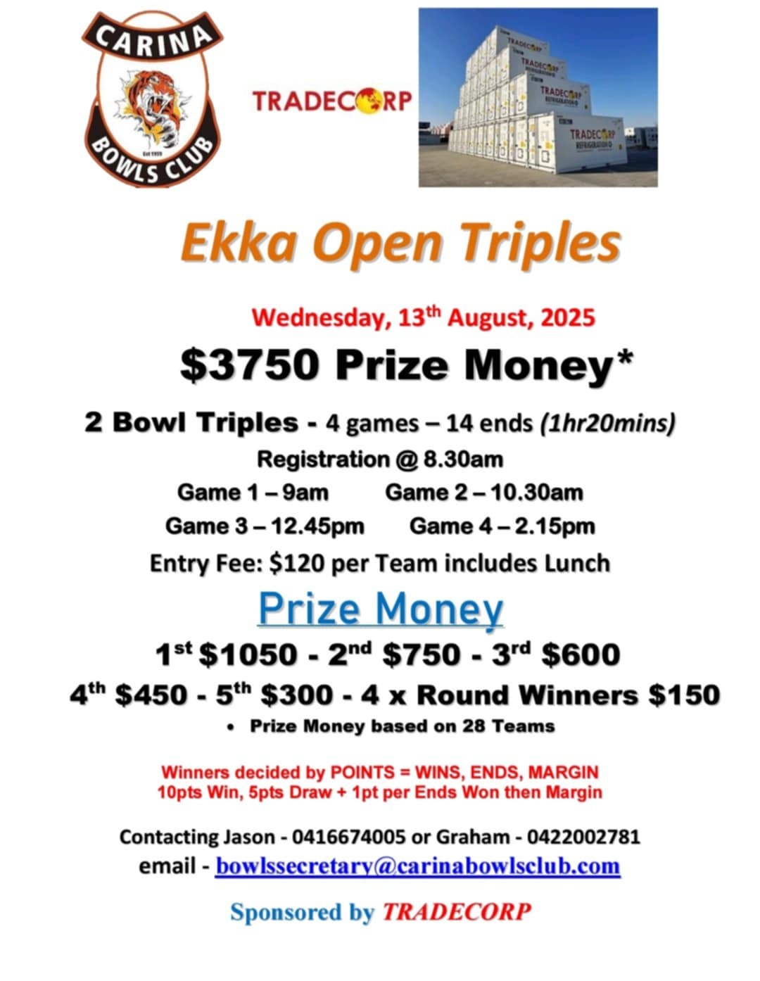 Ekka Open Triples