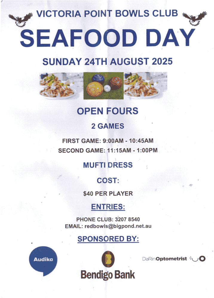 Seafood Day Open Fours
