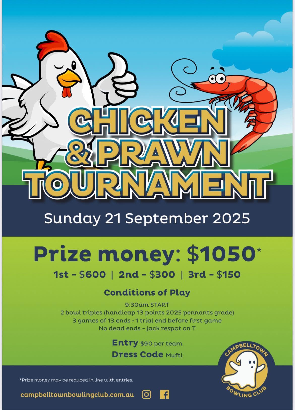 Chicken and Prawn Tournament