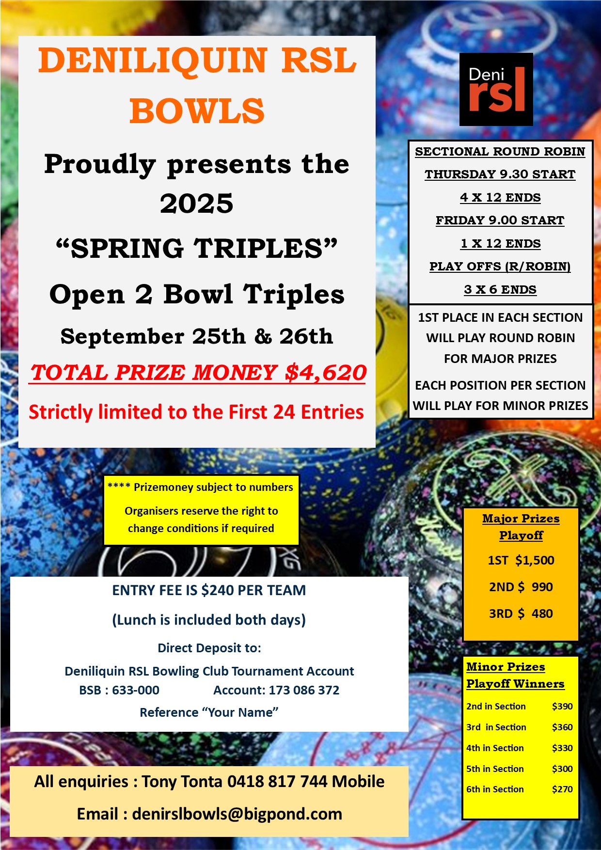 Spring Triples flyer