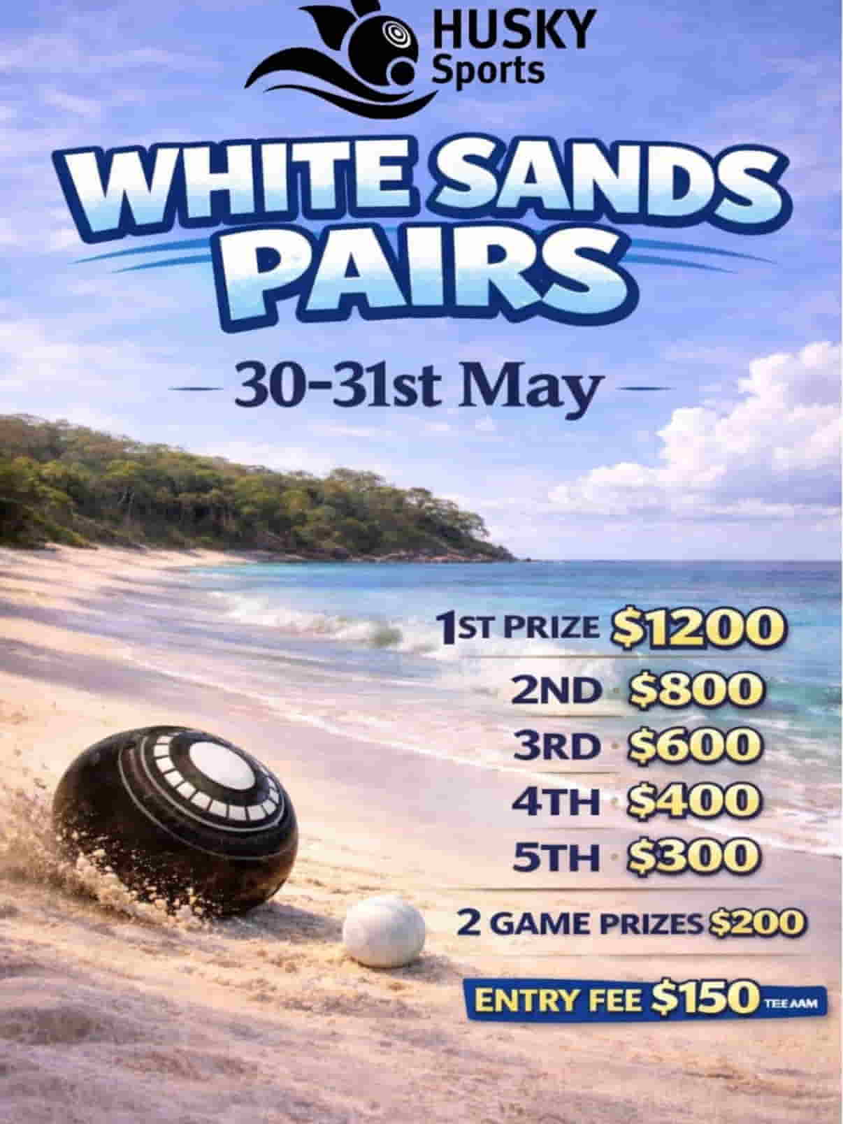 Husky Sports White Sands Pairs