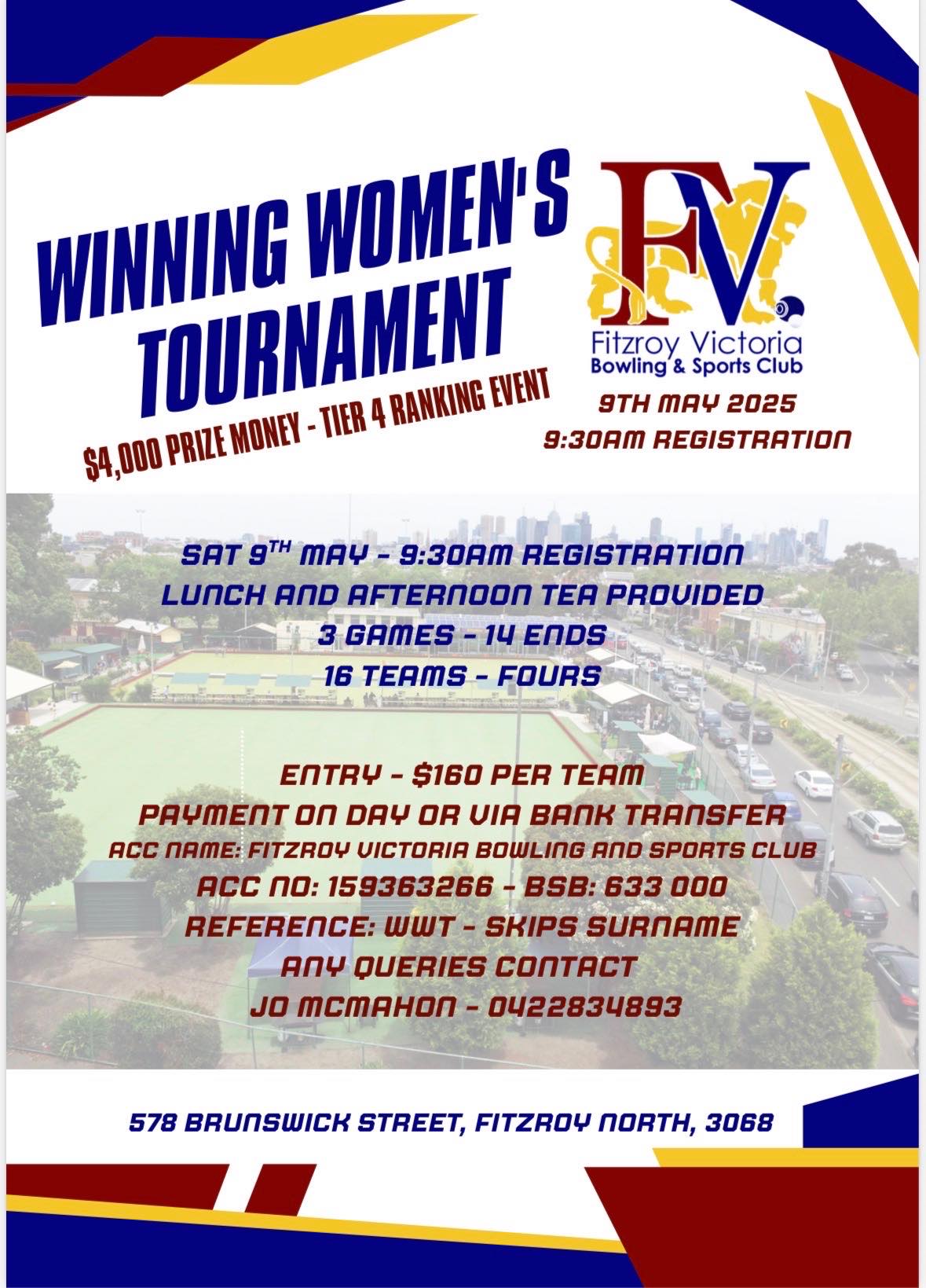 Fitzroy Victoria Winning Womens Tournament