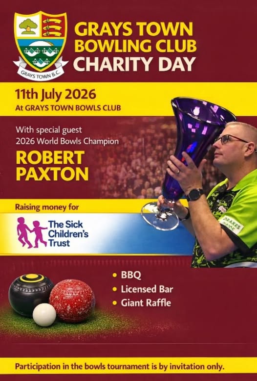 Grays Town B.C. Charity Day flyer