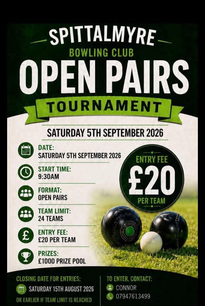 Spittal-Myre Open Pairs flyer