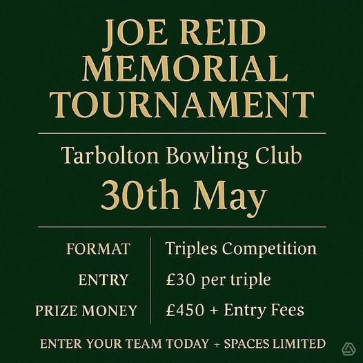 Joe Reid Memorial Tournament flyer