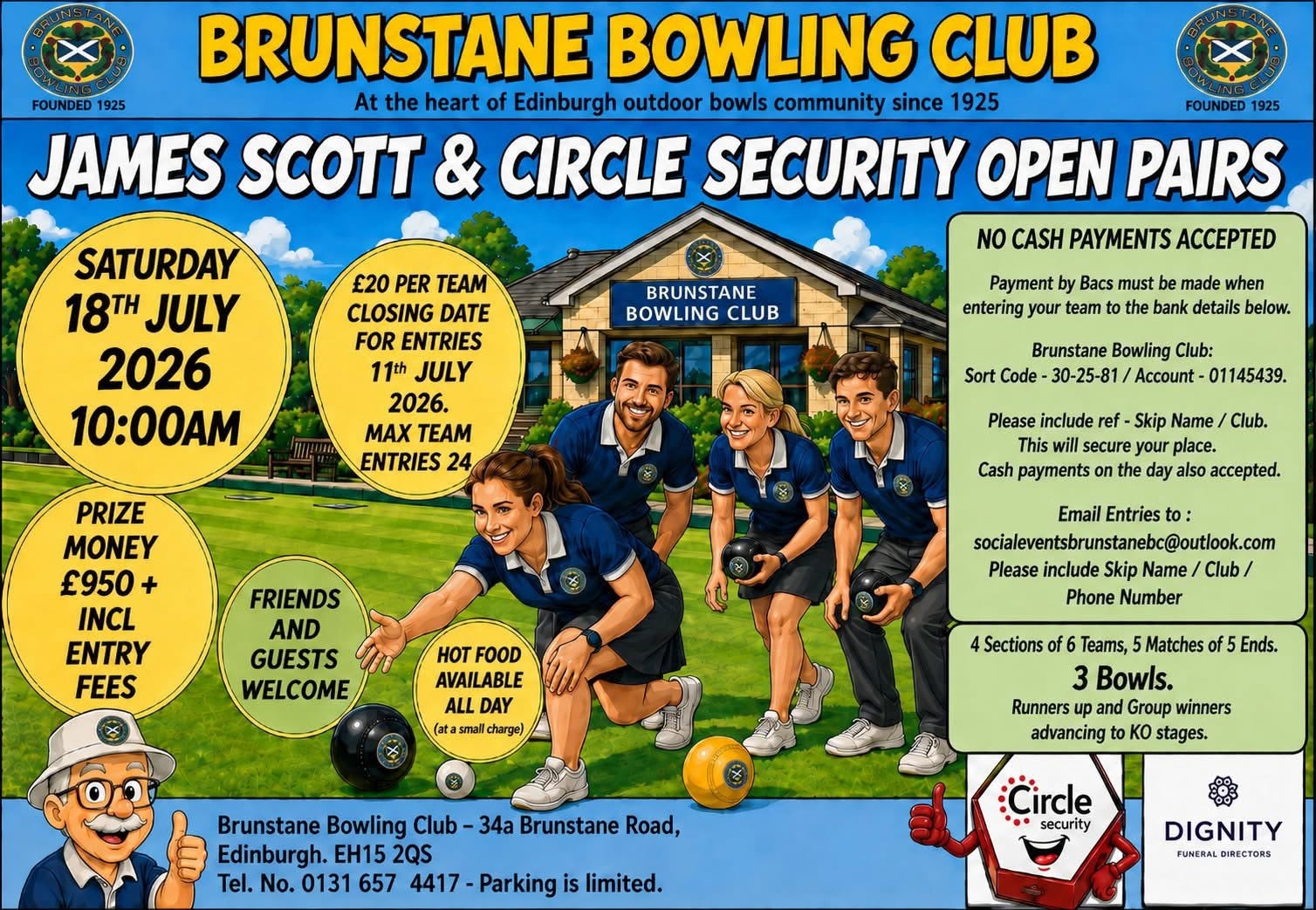 James Scott & Circle Security Open Pairs