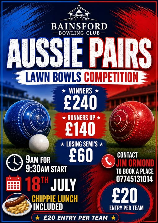 Aussie Pairs Competition flyer