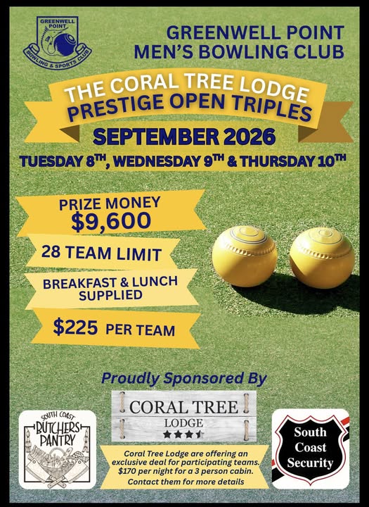 The Coral Tree Lodge Prestige Open Triples