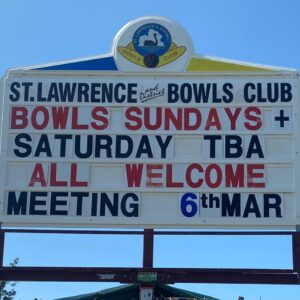 St Lawrence & District Bowls Club logo