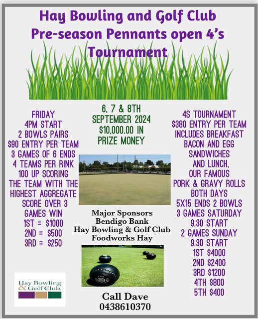$10000 Pre Pennant Tournament flyer