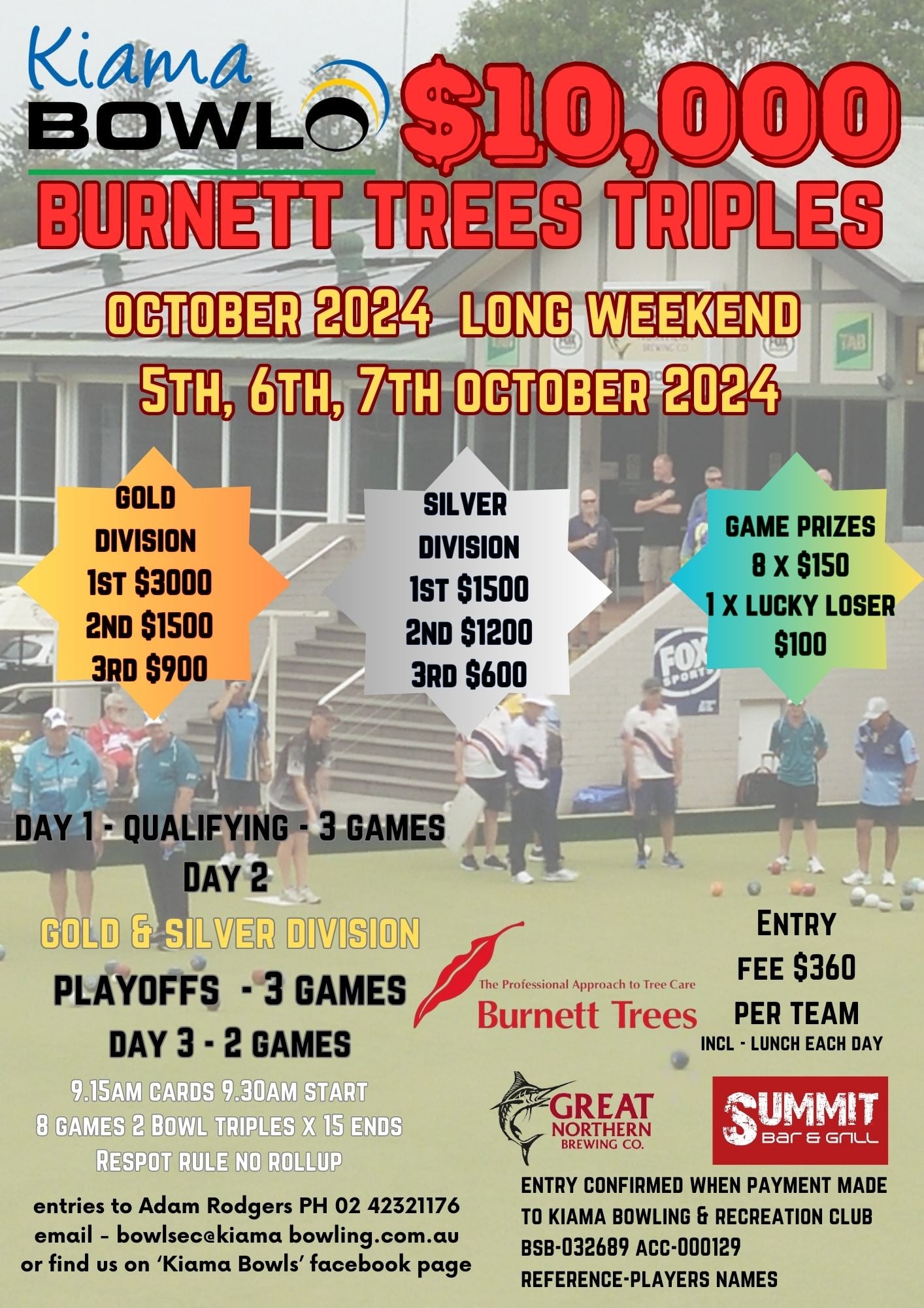 Burnett Trees $10,000 Triples
