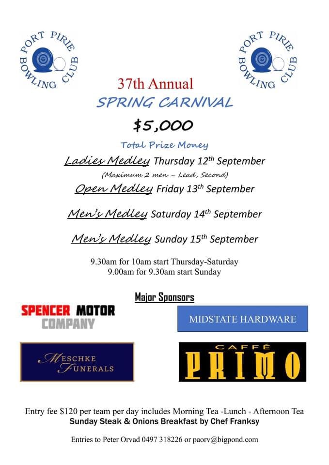 37th Spring Carnival flyer