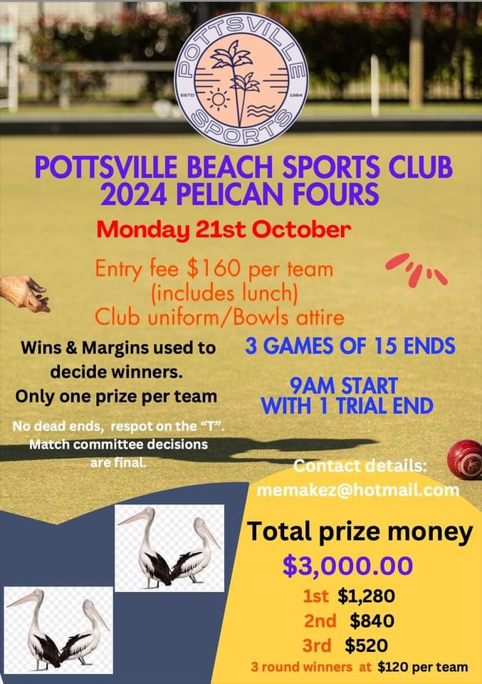 Pottsville Pelican Fours flyer