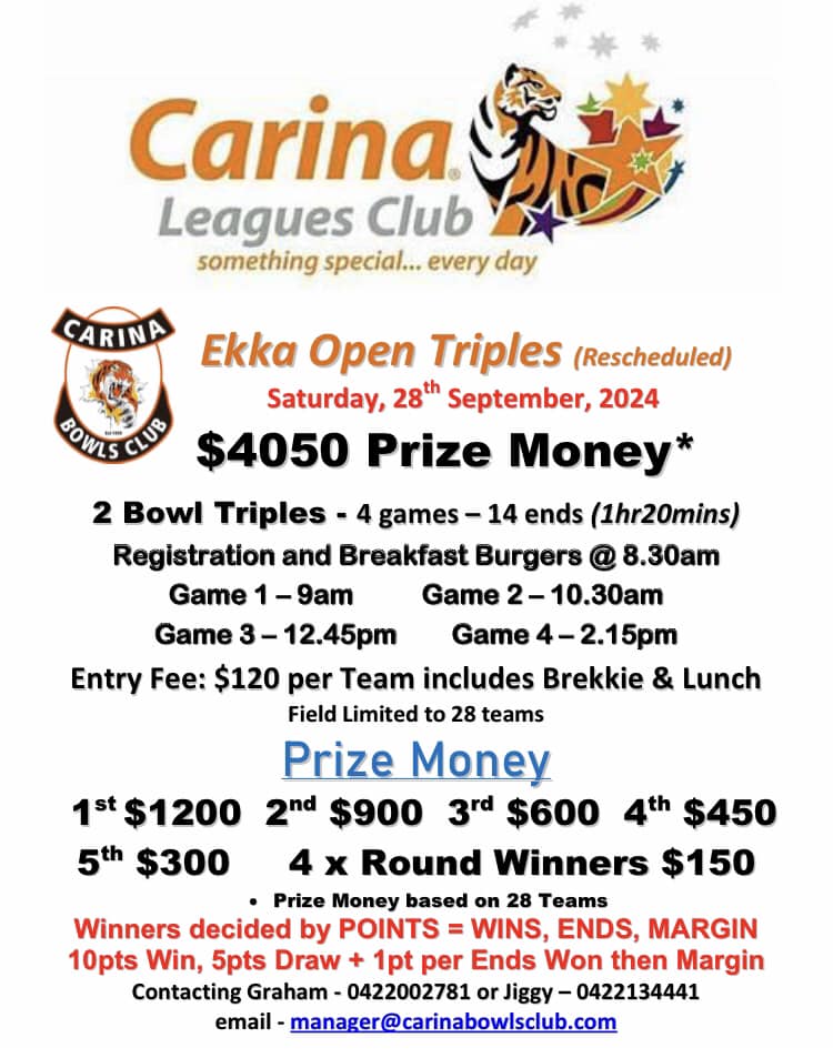 Ekka Open Triples
