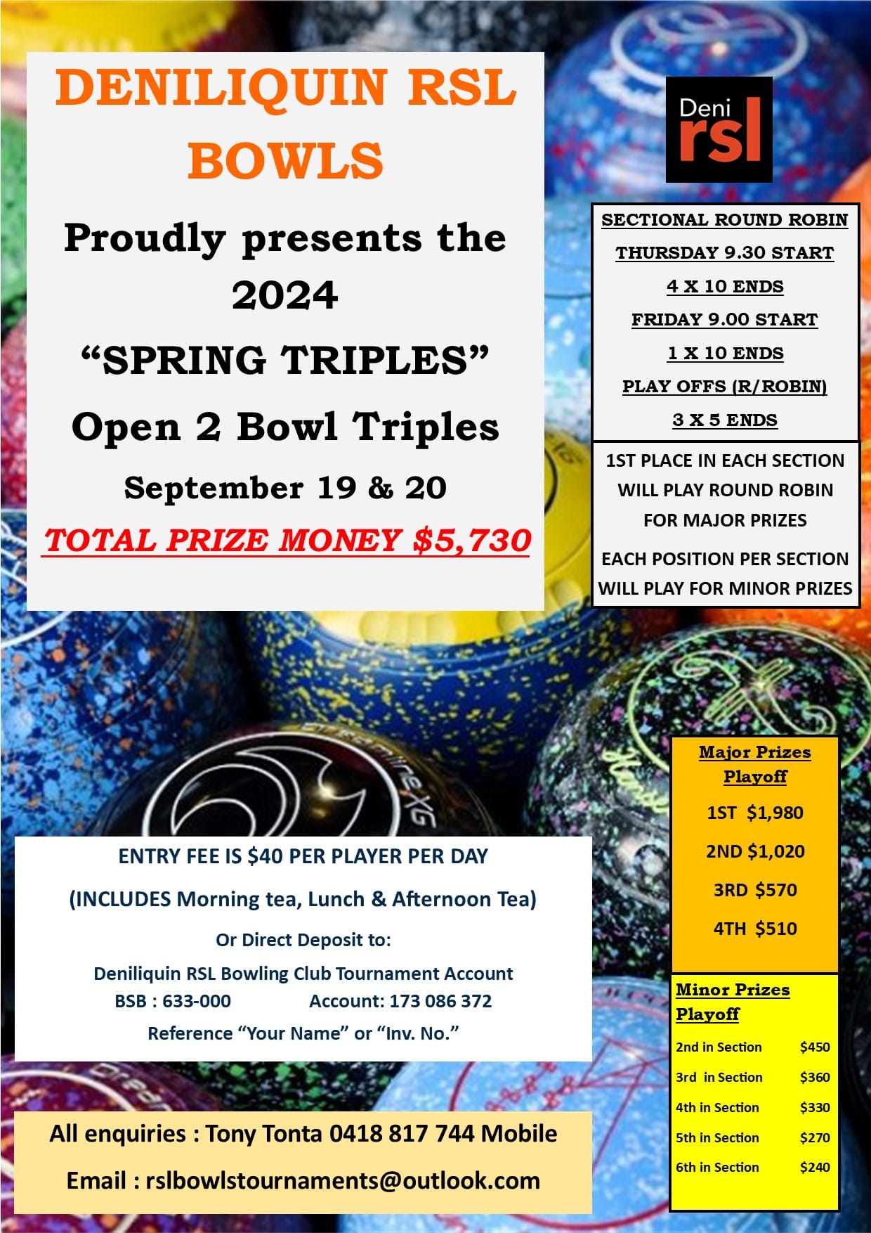 Spring Triples flyer
