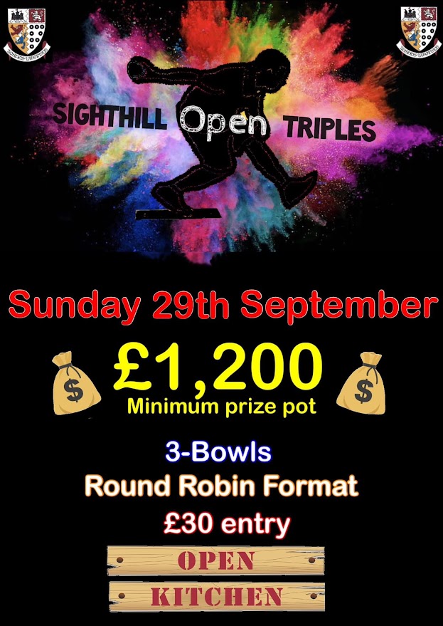 Sighthill Open Triples flyer