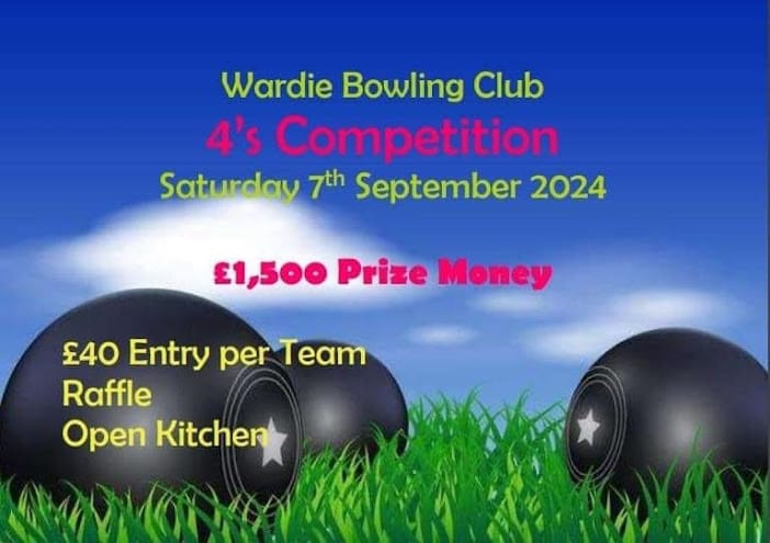 Wardie 4’s Competition flyer