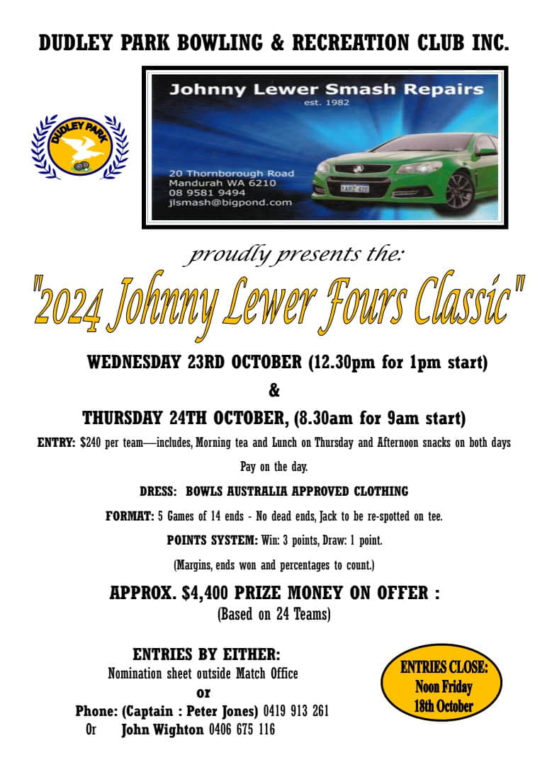 Johnny Lewer Fours Classic