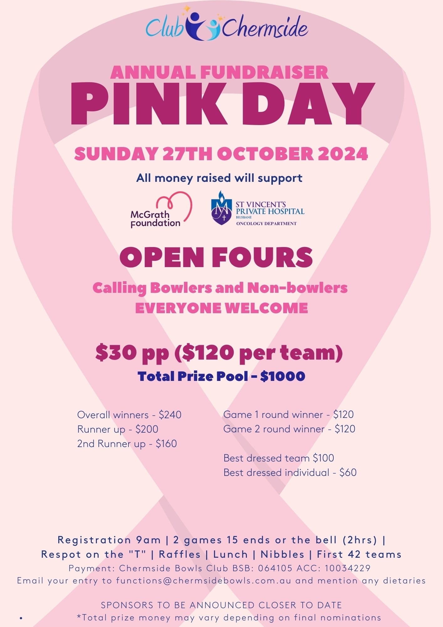 Pink Day Open Fours