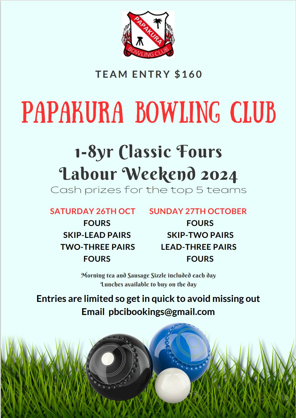 1-8 year Classic Fours flyer