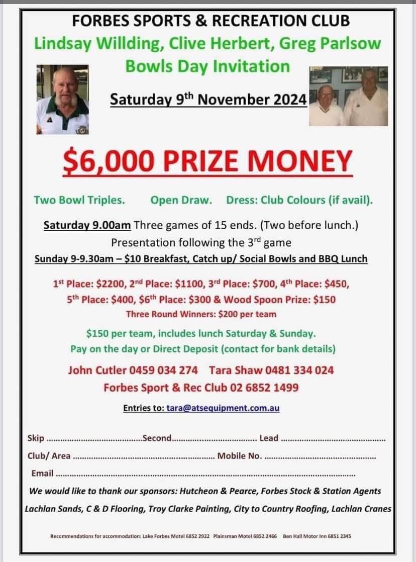 Invitational Bowls Day