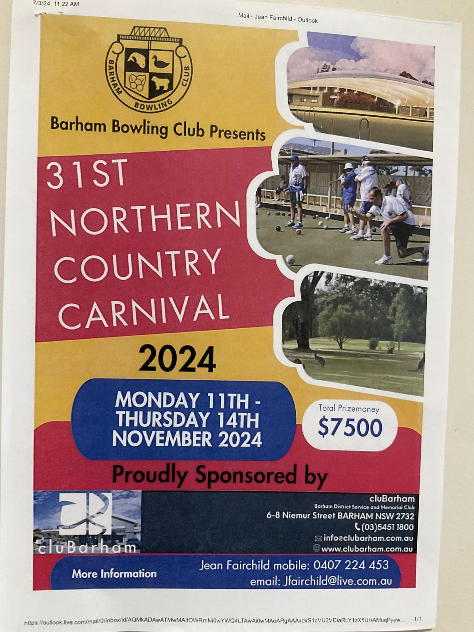 31st Northern Country Carnival flyer