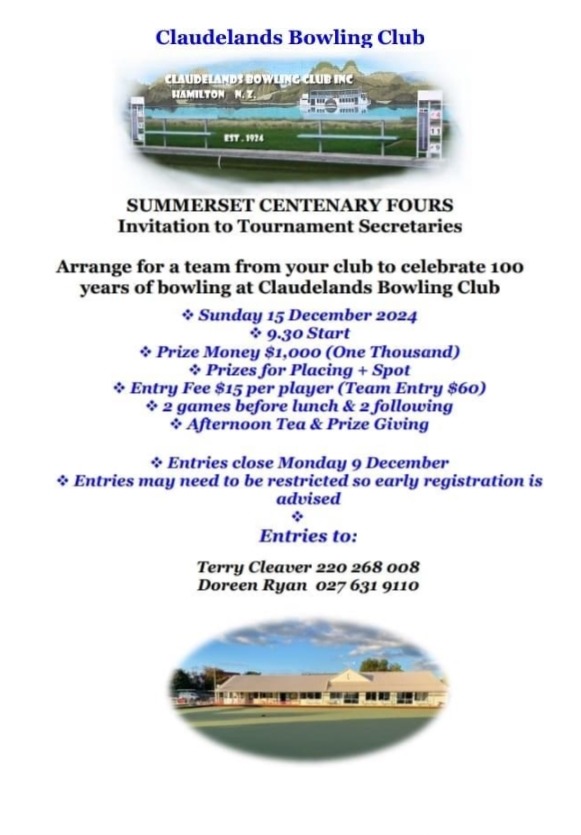 Summerset Centenary Fours