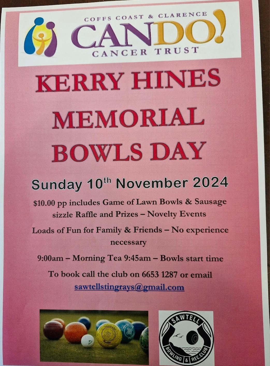 Kerry Hines Memorial Day flyer