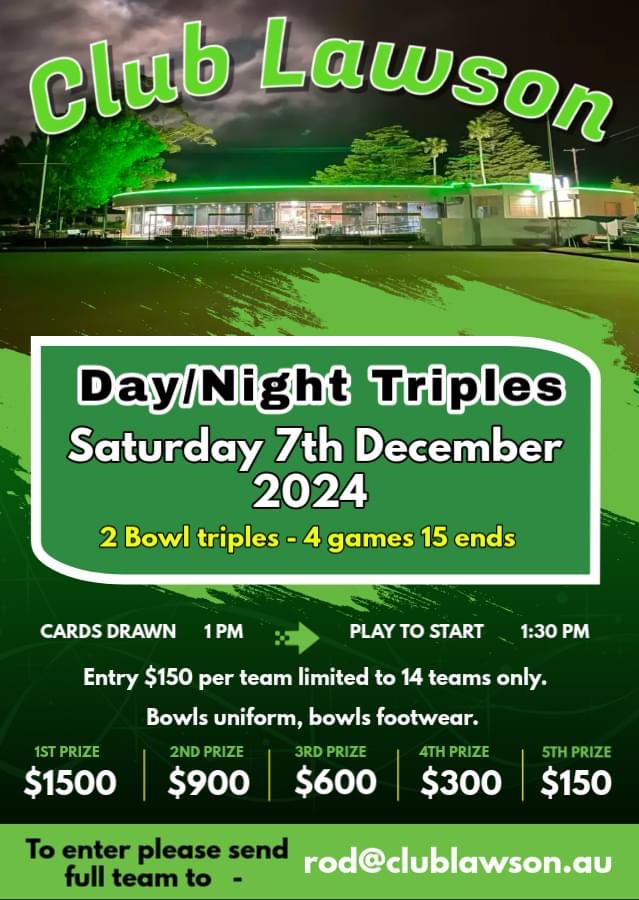 Day/Night Triples flyer