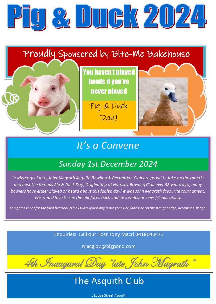 Pig & Duck Day 2024