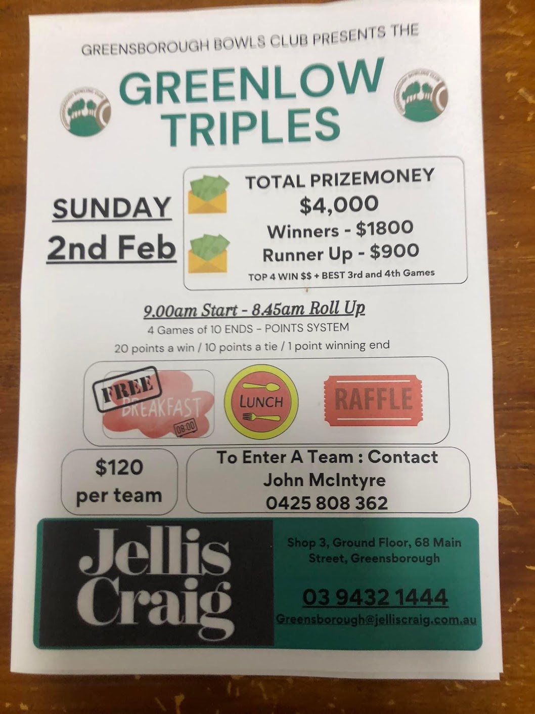 Greenlow Triples